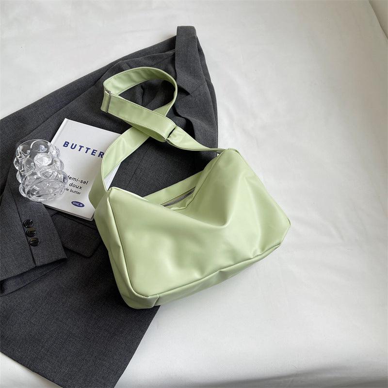 Minimalist PU Shoulder Bag Large Capacity Hobo Bag Women's Casual Handbag
