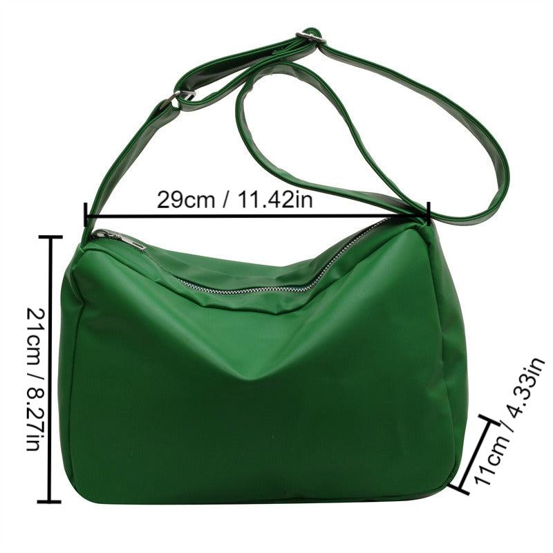 Minimalist PU Shoulder Bag Large Capacity Hobo Bag Women's Casual Handbag