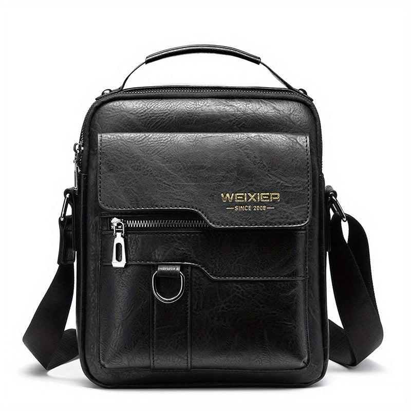 Vintage Leather Crossbody Shoulder Bag for Women