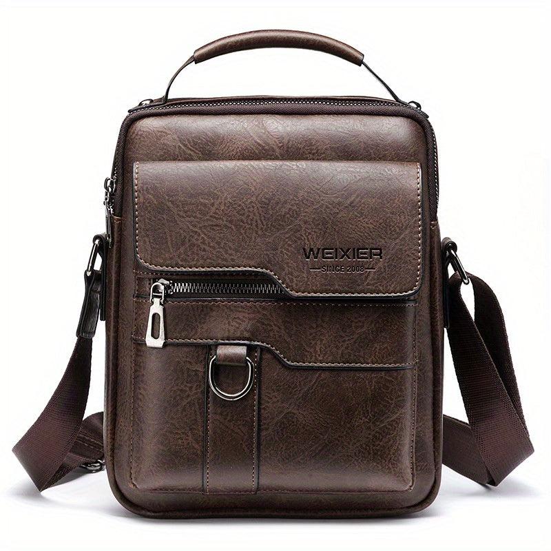 Vintage Leather Crossbody Shoulder Bag for Women