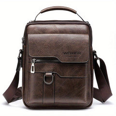 Vintage Leather Crossbody Shoulder Bag for Women