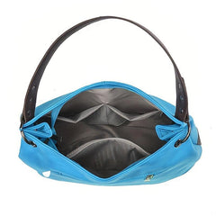 Vintage Block Hobo Bag Large Capacity Tote Satchel Women's Handbag