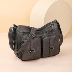 Retro Crossbody Bag Women Pockets Shoulder Bag Large Capacity Purse Mom