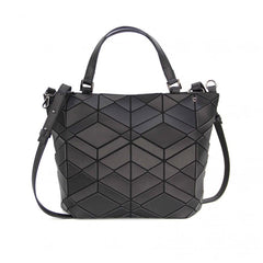 Geometric Pattern Handbag Holographic Crossbody Bag Large Capacity Satchel Purse