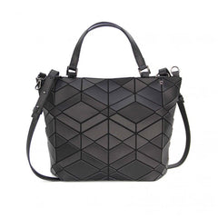 Geometric Pattern Handbag Holographic Crossbody Bag Large Capacity Satchel Purse