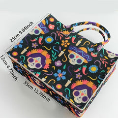 Felt Halloween Tote Bag Large Capacity Shoulder Bag Stylish Shopping Handbag