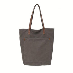 Vintage Canvas Tote Bag Large Capacity Retro Handbag Satchel Purse
