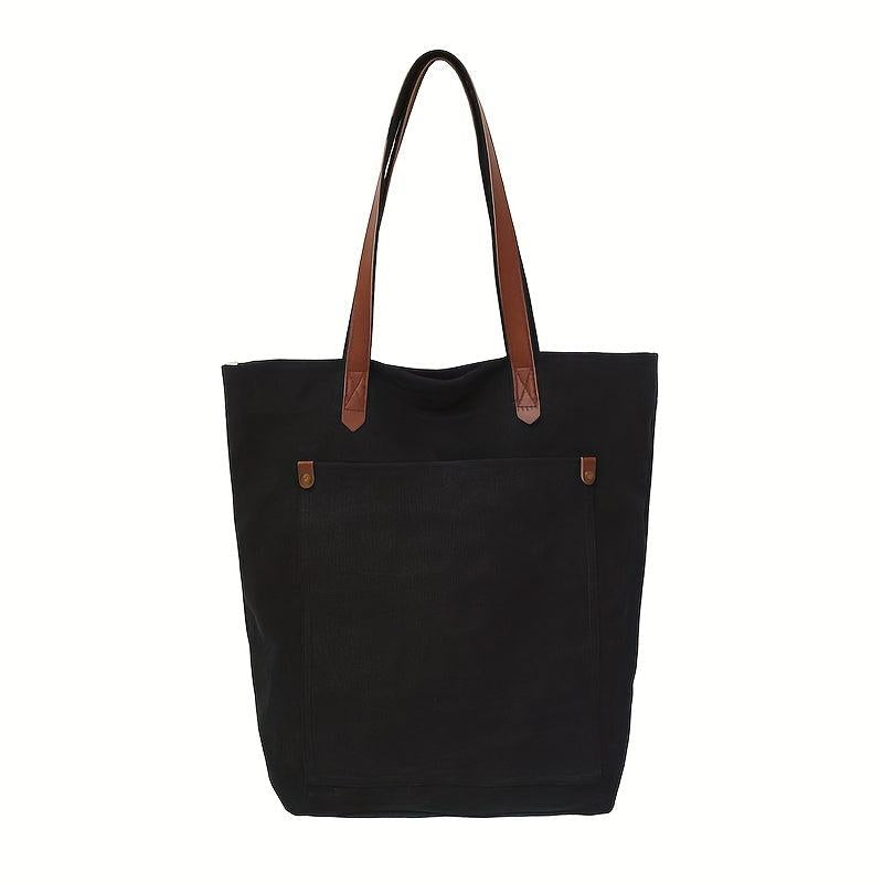 Vintage Canvas Tote Bag Large Capacity Retro Handbag Satchel Purse