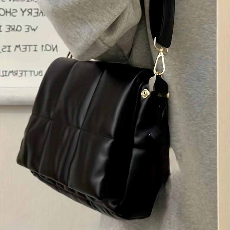 Large Capacity Puffy Shoulder Bag Women's Handbag & Purse