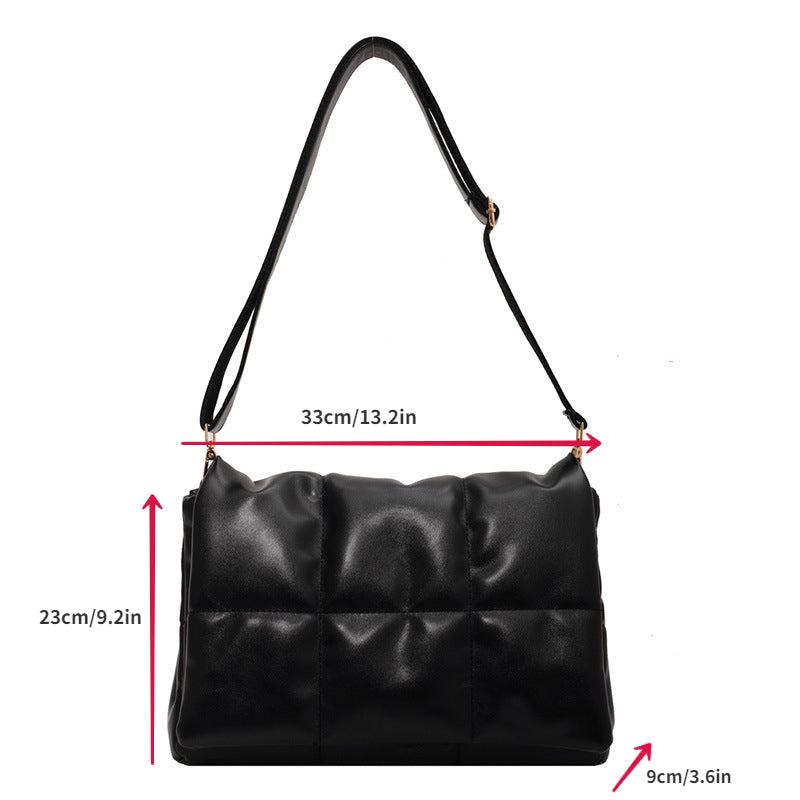 Large Capacity Puffy Shoulder Bag Women's Handbag & Purse
