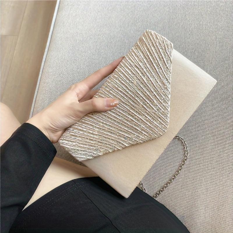 Rhinestone Ruched Evening Bag Clutch Prom Handbag
