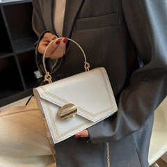 Square Chain Crossbody Bag Top Ring Handbag