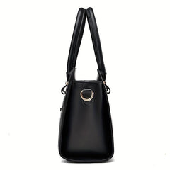 Minimalist Solid Bag Sets All Match Tote Bag With Clutch Pouch
