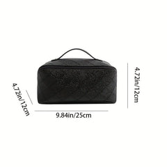 Vintage Large Capacity Cosmetics Bag Retro Makeup Storage Pouch