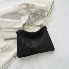 Glitter Rhinestone Hobo Bag Evening Shoulder Bag for Wedding Party