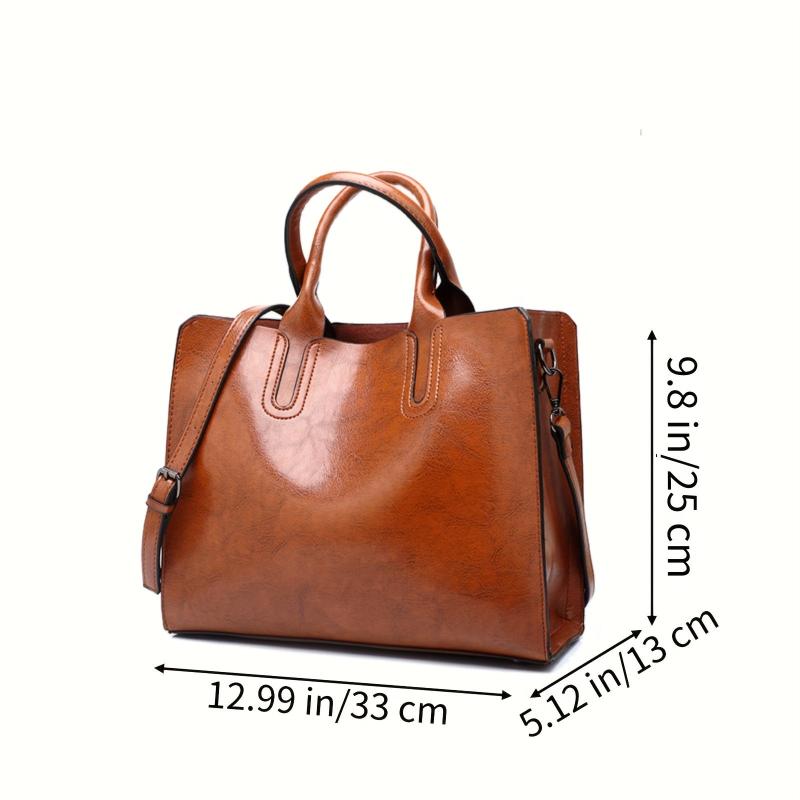 Women Handbags Tote Bag Soft Leather Large Capacity Shoulder Crossbody Bag