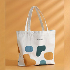 Art Painting Print Tote Bag Canvas Shoulder Bag Reusable Large Shopping Bag