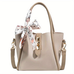 Classic Turn Lock Shoulder Bag Minimalist Women's Satchel Bag