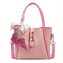 Classic Turn Lock Shoulder Bag Minimalist Women's Satchel Bag