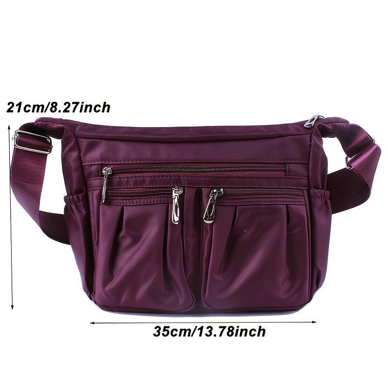 Women's Nylon Shoulder Bag Pocket Shoulder Bag
