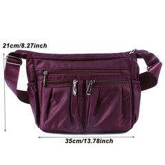 Women's Nylon Shoulder Bag Pocket Shoulder Bag