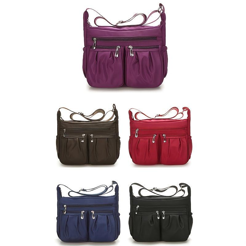 Women's Nylon Shoulder Bag Pocket Shoulder Bag