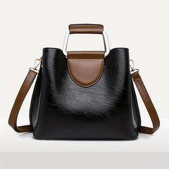 Vintage Vegan Crossbody Bag Retro Top Handle Satchel Tote Bag