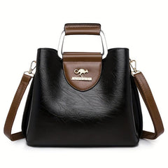 Vintage Vegan Crossbody Bag Retro Top Handle Satchel Tote Bag