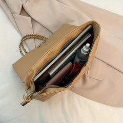 Argyle Pattern Shoulder Square Bag Women's Chain Bag