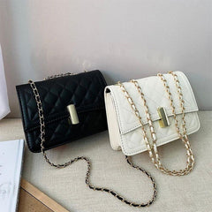 Quilted Crossbody Bag Flap Shoulder Bag Casual Handbag for Women