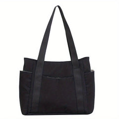 Large Capacity Nylon Tote Bag Solid Travel Storage Bag