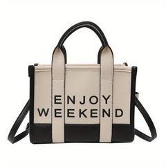 PU Leather Top Handle Crossbody Bag Tote Purse