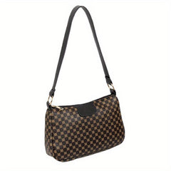 Printed Shoulder Bag Zipper Crossbody Bag For Going Outs