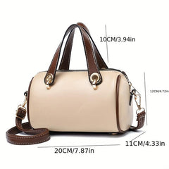 Women's Vintage Boston Bag Shoulder Satchel For Work