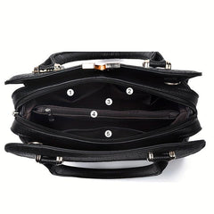 Minimalist Crocodile Embossed Shoulder Bag for Women