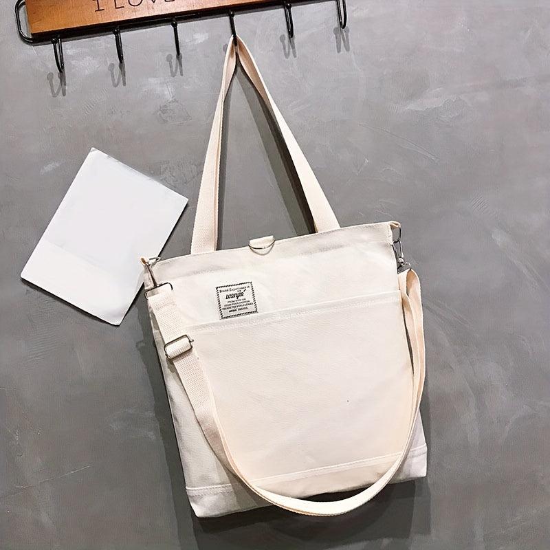 Vintage Canvas Tote Bag Convertible Backpack & Shopper Handbag