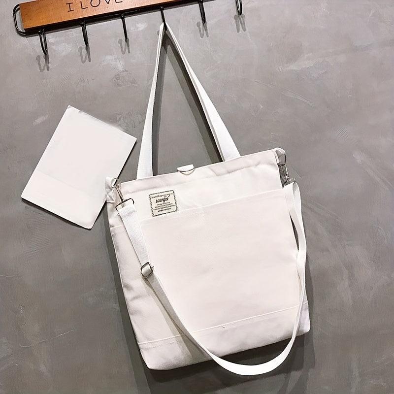 Vintage Canvas Tote Bag Convertible Backpack & Shopper Handbag