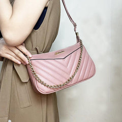Quilted Detail Shoulder Bag Chain Bag for Women