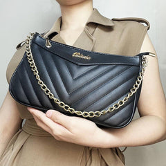 Quilted Detail Shoulder Bag Chain Bag for Women