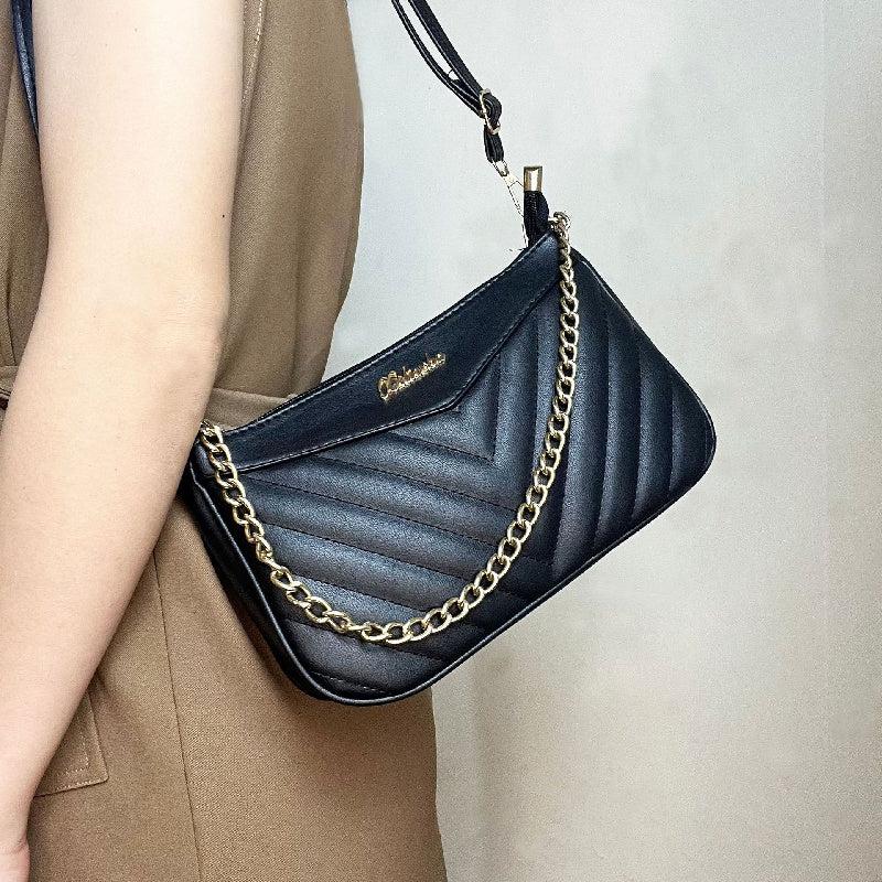 Quilted Detail Shoulder Bag Chain Bag for Women
