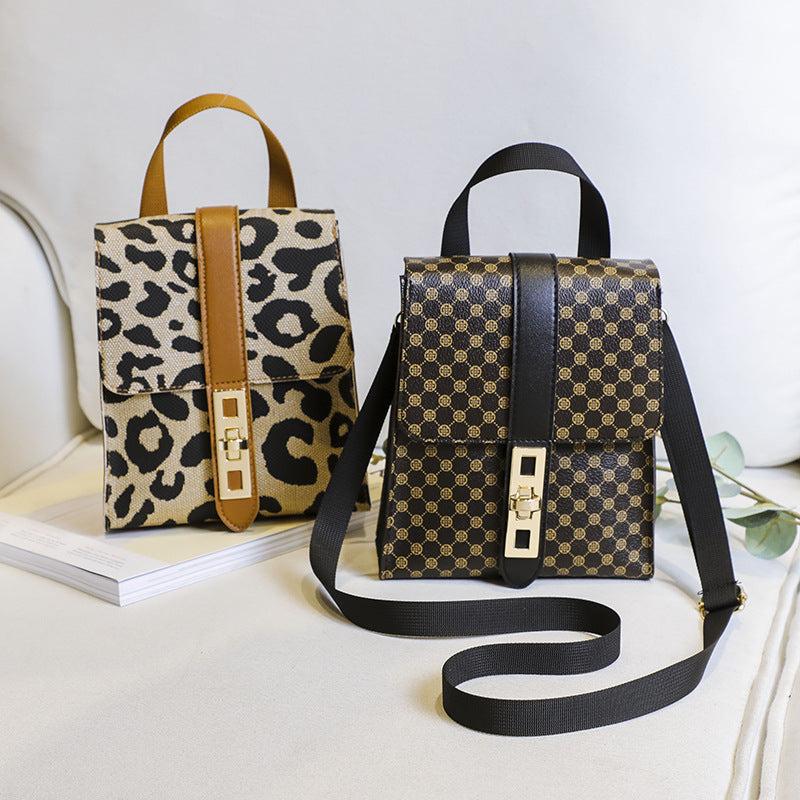 Retro Faux Leather Backpack Large Capacity Bag With Buckle Decor