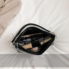 Rhinestone Shoulder Bag Chain Hobo Glitter Handbag Purse Wedding Party
