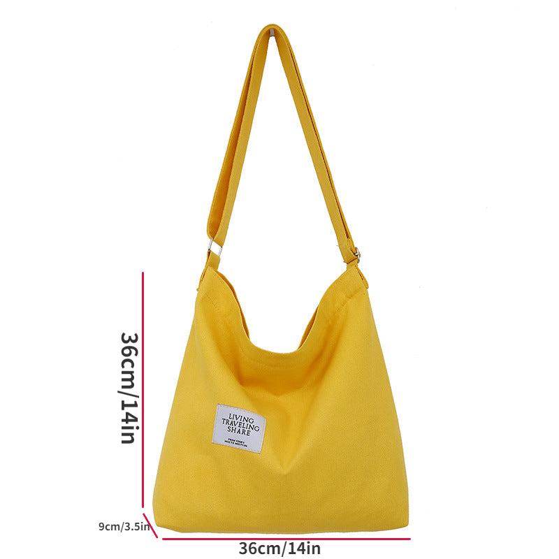 Canvas Hobo Bag Women's Shoulder Handbag