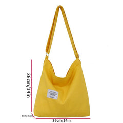Canvas Hobo Bag Women's Shoulder Handbag