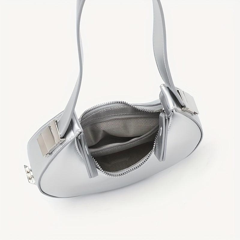 Y2K PU Leather Hobo Bag for Women
