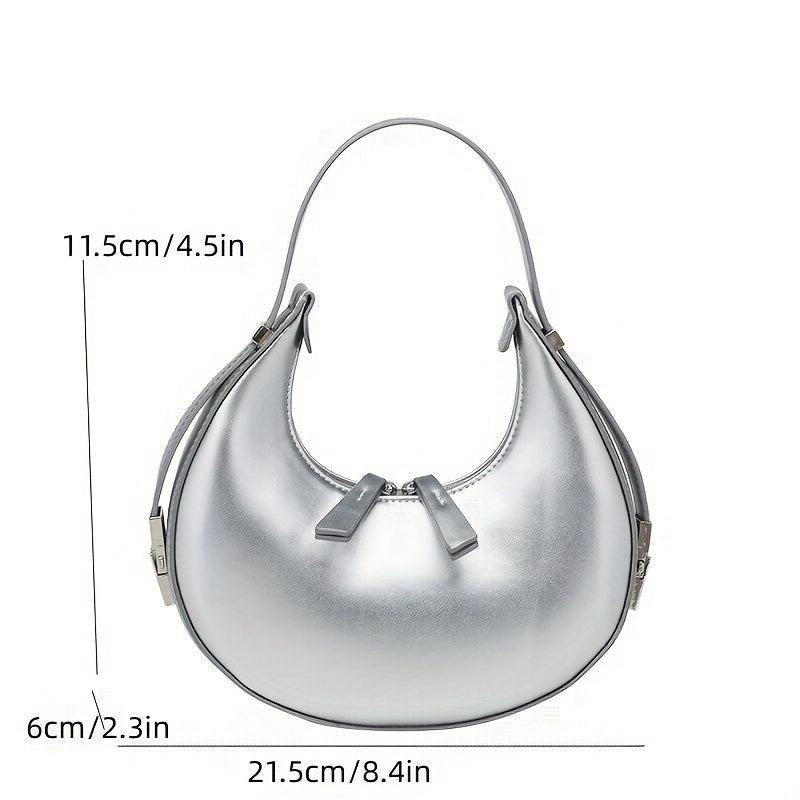 Y2K PU Leather Hobo Bag for Women