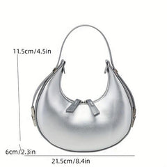 Y2K PU Leather Hobo Bag for Women