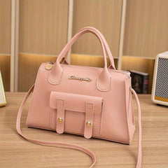 Minimalist Square Satchel Bag for Work