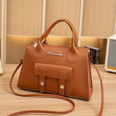 Minimalist Square Satchel Bag for Work