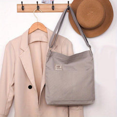 Large Capacity Canvas Hobo Bag Vintage Crossbody Bag Women's Casual Handbag
